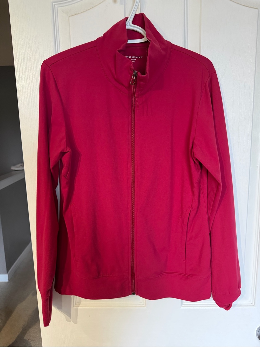 Tuff Athletics Women's Bright Pink Zip-Up Sweater Jacket